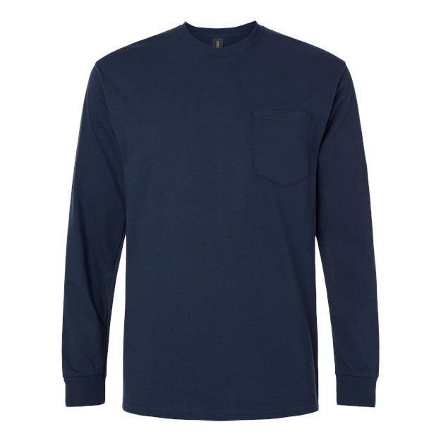 Gildan Unisex Ultra Cotton® Long Sleeve Pocket T-Shirt