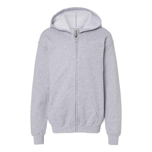 Gildan Youth Heavy Blend™ Full-Zip Hooded Sweatshirt