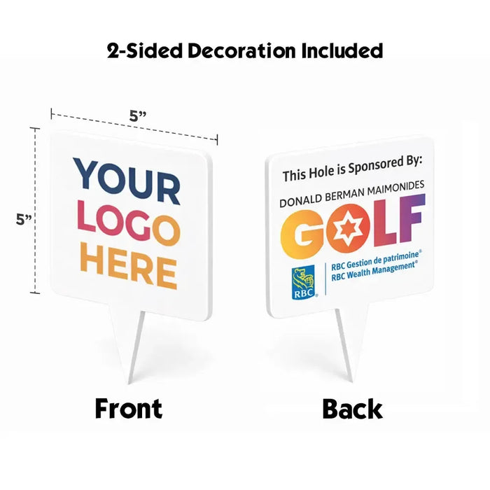 Custom Logo Tournament Tee Box Markers