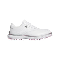 Adidas MC70 Spikeless Golf Shoes - Cloud White / Silver Metallic / Lucid Pink