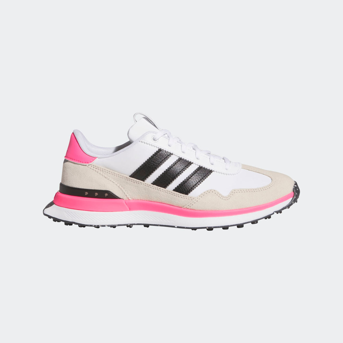 Adidas S2g 26 Textile Spikeless Golf Shoes - Cloud White / Core Black / Lucid Pink