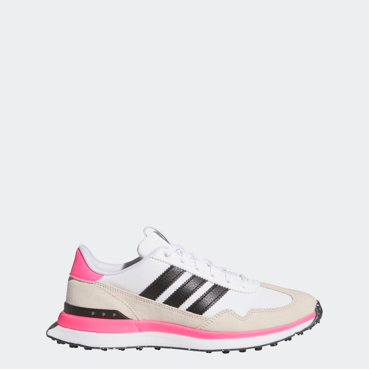 Adidas S2g 26 Textile Spikeless Golf Shoes - Cloud White / Core Black / Lucid Pink