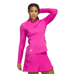 Adidas 1/4-Zip Long Sleeve Golf Polo - Womens