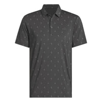 Adidas Ultimate365 Essence Print Climacool Polo Shirt - Black