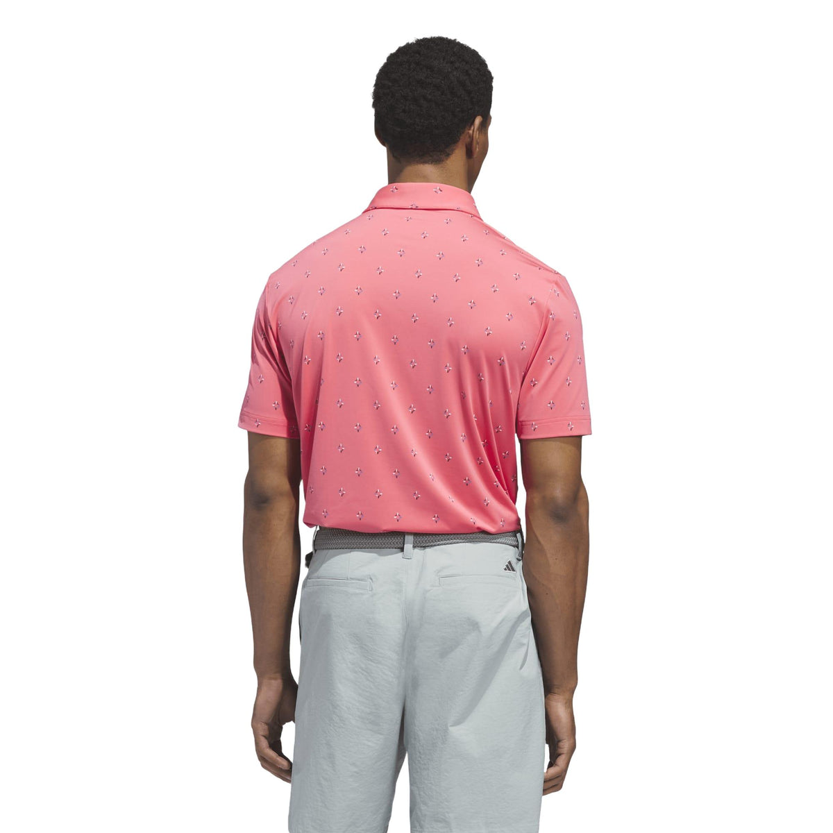 Adidas Ultimate365 Essence Print Climacool Polo Shirt - Pure Turbo