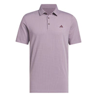 Adidas Performance Textured Polo Shirt - White / Maroon