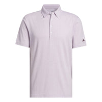 Adidas Ultimate365+ Go-To Print Polo Shirt - Frozen Purple / Maroon