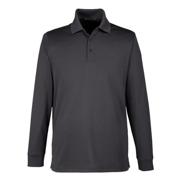 Harriton Men' Advantage Snag Protection Plus IL Long Sleeve Polo