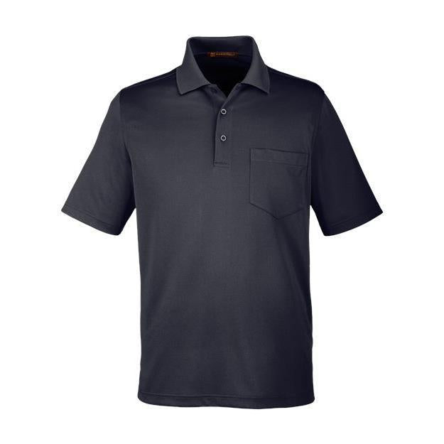 Harriton Men' Advantage Snag Protection Plus IL Pocket Polo