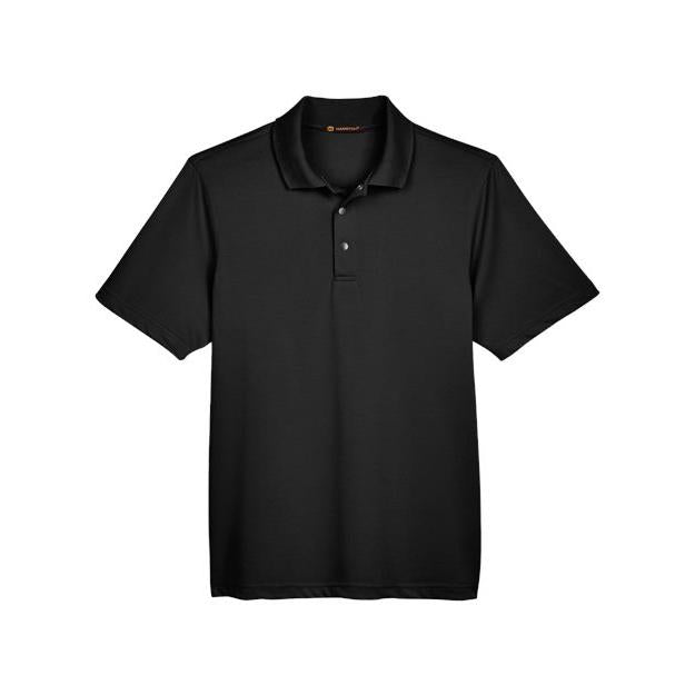 Harriton Men' Advantage Snag Protection Plus IL Snap Placket Polo