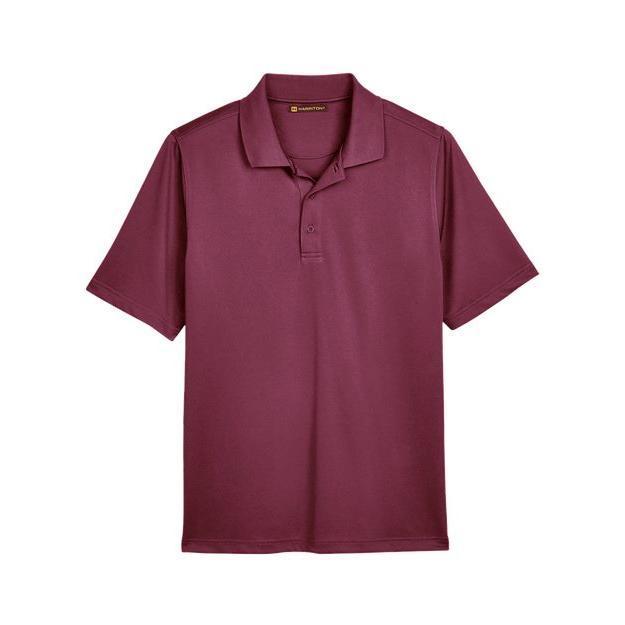 Harriton Men' Advantage Snag Protection Plus Polo