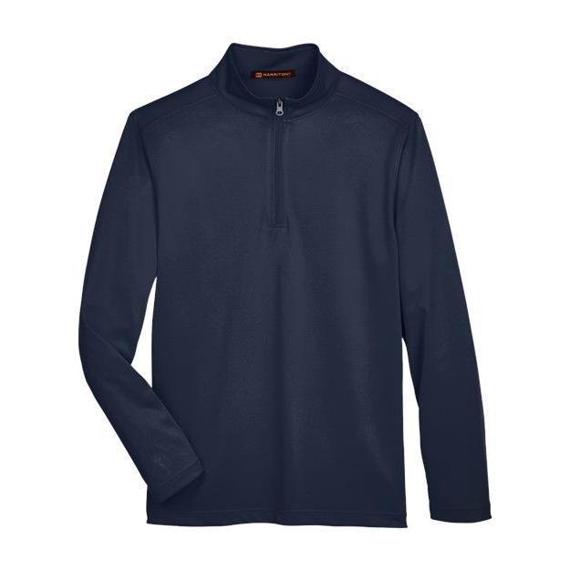 Harriton Men' Advantage Snag Protection Plus Quarter-Zip Pullover