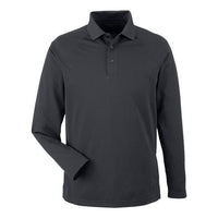 Harriton Men' Charge Snag and Soil Protect Long Sleeve Polo
