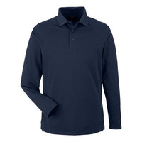 Harriton Men' Charge Snag and Soil Protect Long Sleeve Polo