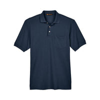 Harriton Men' Easy Blend™ Polo with Pocket