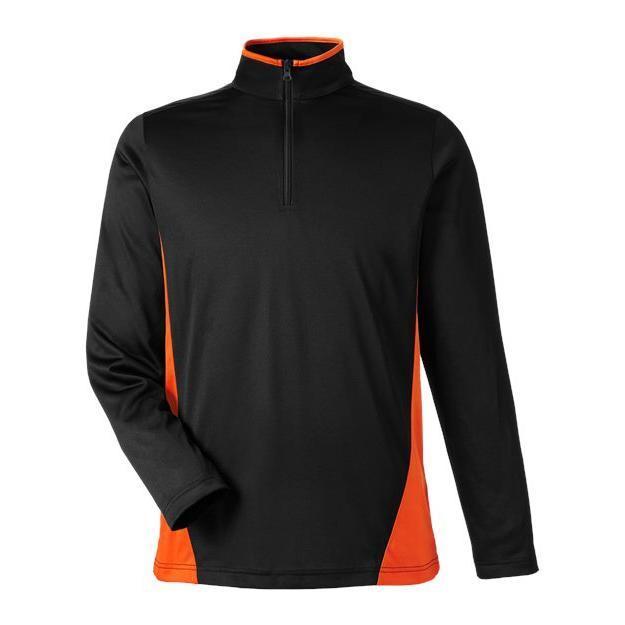 Harriton - Men' Flash Snag Protection Plus IL Colorblock Quarter-Zip Pullover