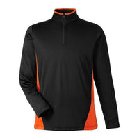 Harriton - Men' Flash Snag Protection Plus IL Colorblock Quarter-Zip Pullover