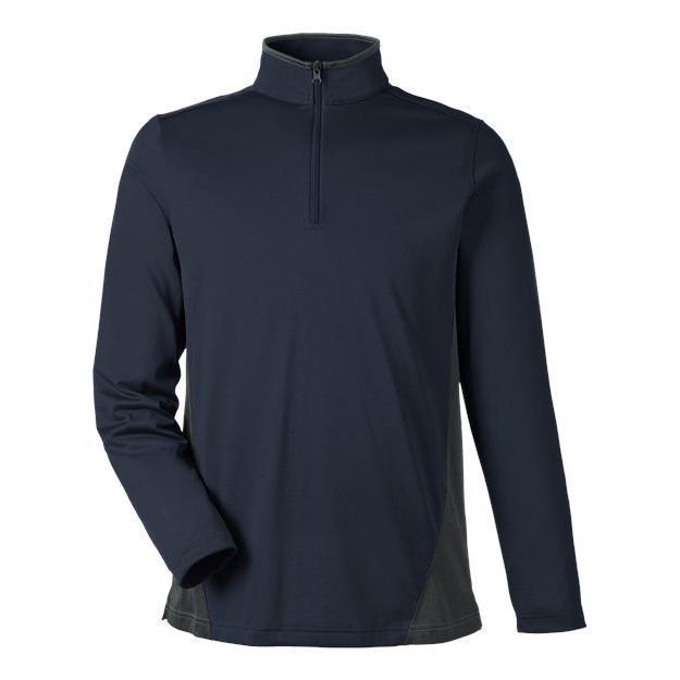 Harriton - Men' Flash Snag Protection Plus IL Colorblock Quarter-Zip Pullover