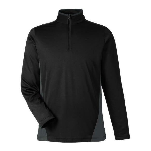 Harriton - Men' Flash Snag Protection Plus IL Colorblock Quarter-Zip Pullover