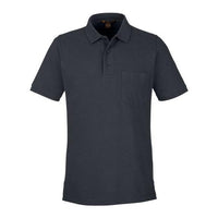 Harriton Men' Valiant Cotton Snag Protect Pocket Polo
