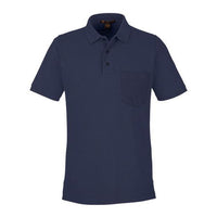 Harriton Men' Valiant Cotton Snag Protect Pocket Polo