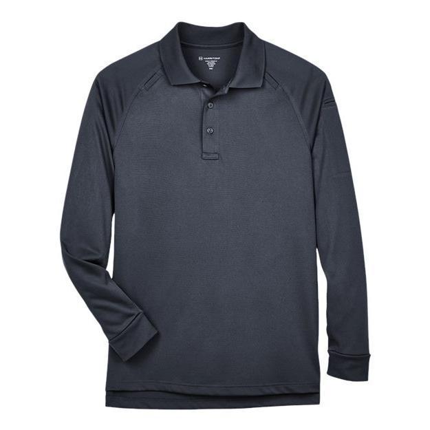 Harriton Men's Advantage Long Sleeve Tactical Polo