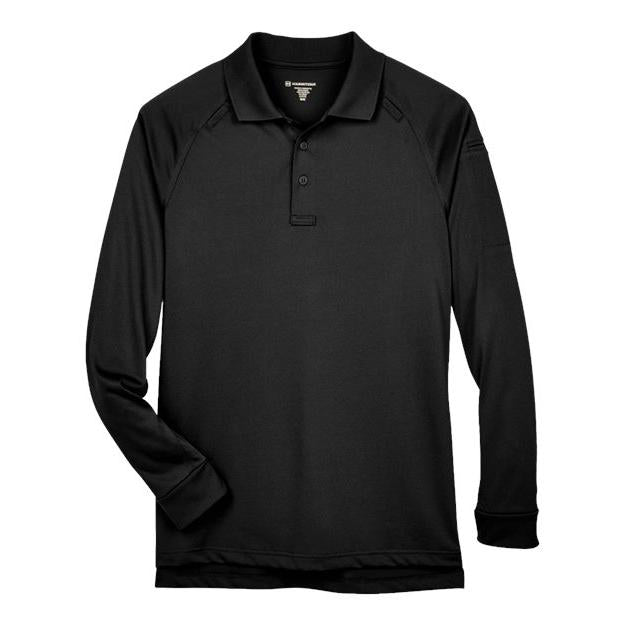 Harriton Men's Advantage Long Sleeve Tactical Polo