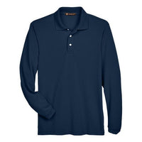 Harriton Men's Easy Blend™ Long Sleeve Polo