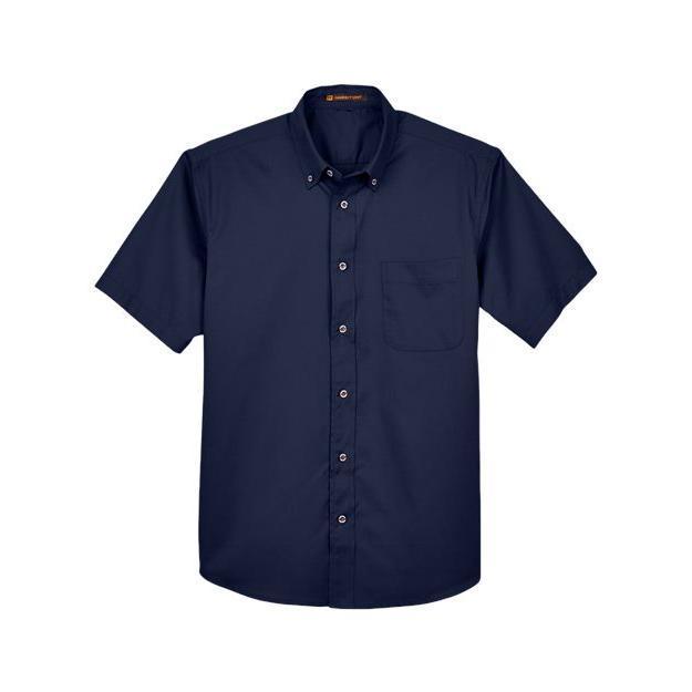 Harriton Men's Easy Blend™ Twill Dress Shirt with Stain-Release