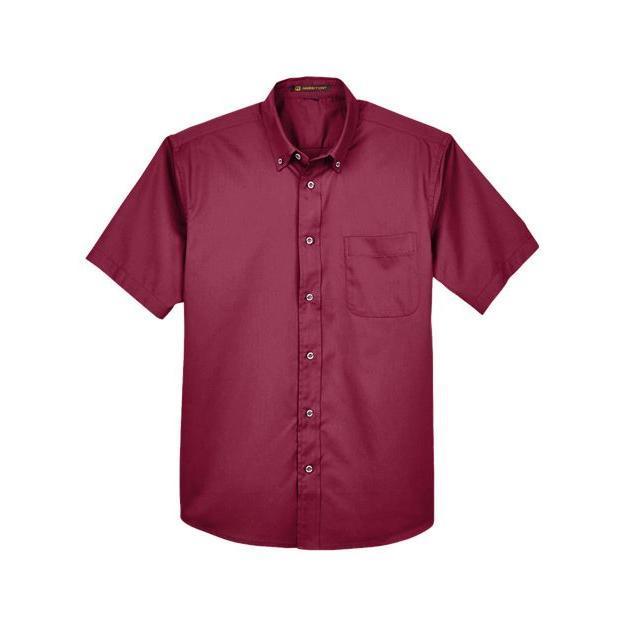 Harriton Men's Easy Blend™ Twill Dress Shirt with Stain-Release
