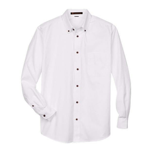 Harriton Men's Tall Easy Blend™ Twill Dress Shirt