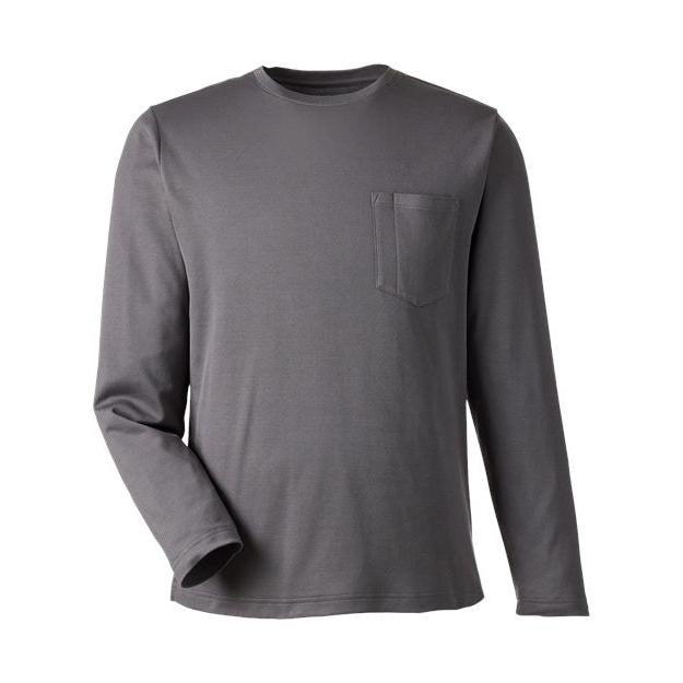 Harriton Unisex Charge Snag and Soil Protect Long Sleeve T-Shirt