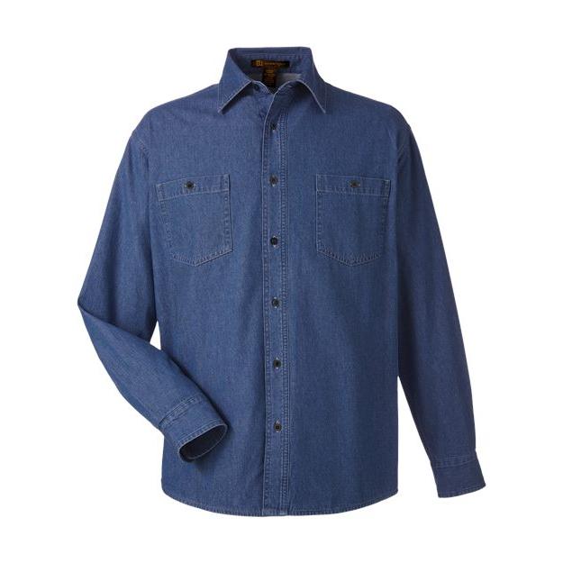 Harriton Unisex Denim Shirt Jacket