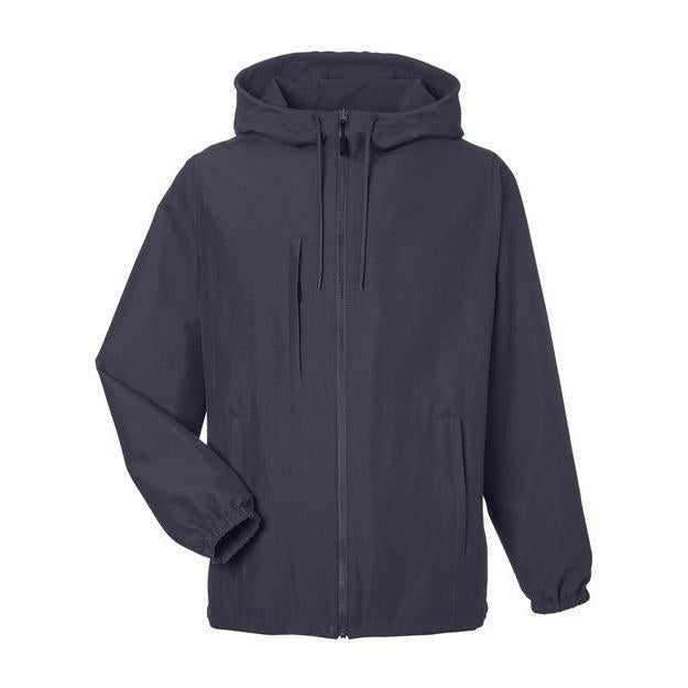 Harriton Unisex Flex Twill Hooded Jacket