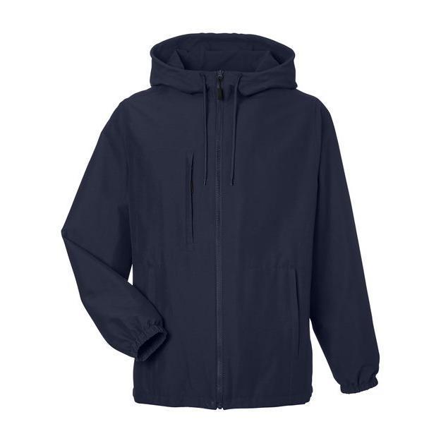 Harriton Unisex Flex Twill Hooded Jacket