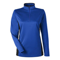 Harriton - Women's Flash Snag Protection Plus IL Colorblock Quarter-Zip Pullover