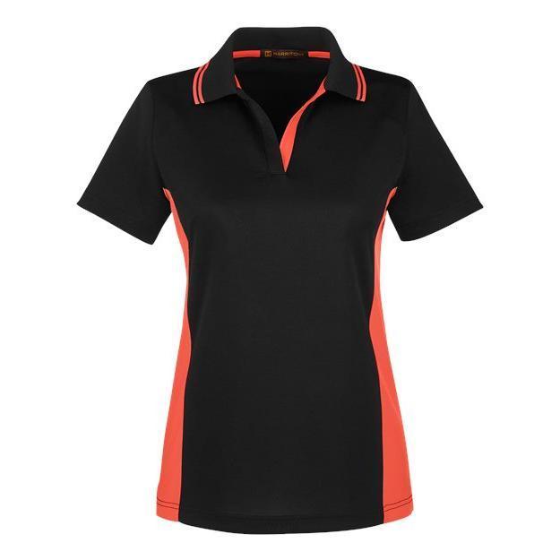 Harriton Women's Flash Snag Protection Plus IL Colourblock Polo