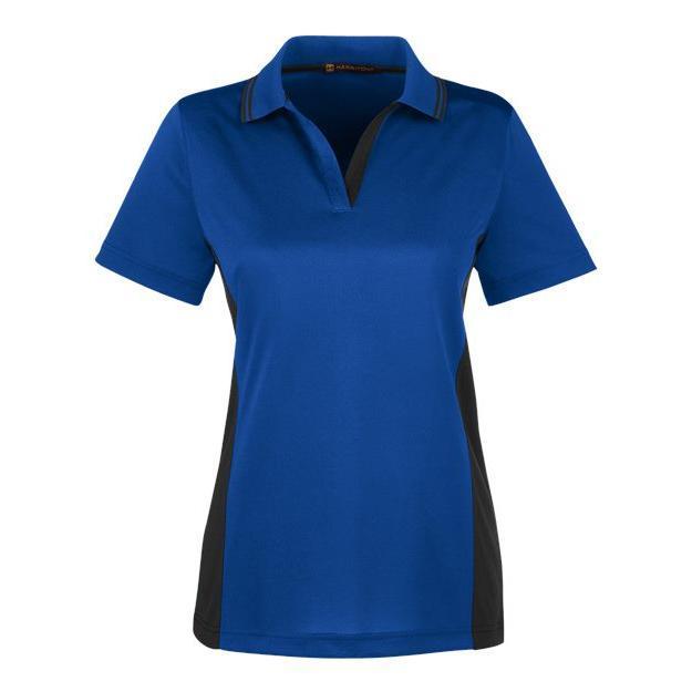 Harriton Women's Flash Snag Protection Plus IL Colourblock Polo