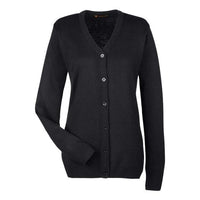 Harriton Women's Pilbloc V-Neck Button Cardigan Sweater
