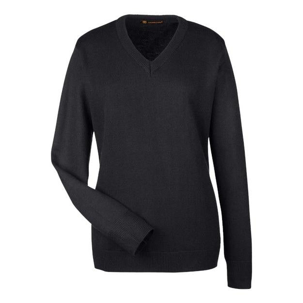 Harriton Women's Pilbloc V-Neck Sweater