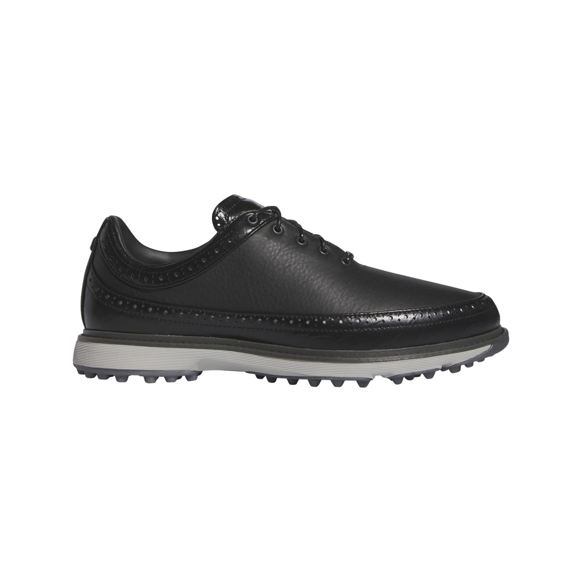 Adidas MC80 Spikeless Golf Shoes - Core Black / Dark Silver Metallic / Grey Two