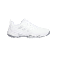 Adidas Codechaos 25 Spikeless Golf Shoes - Cloud White / Silver Metallic / Grey Two