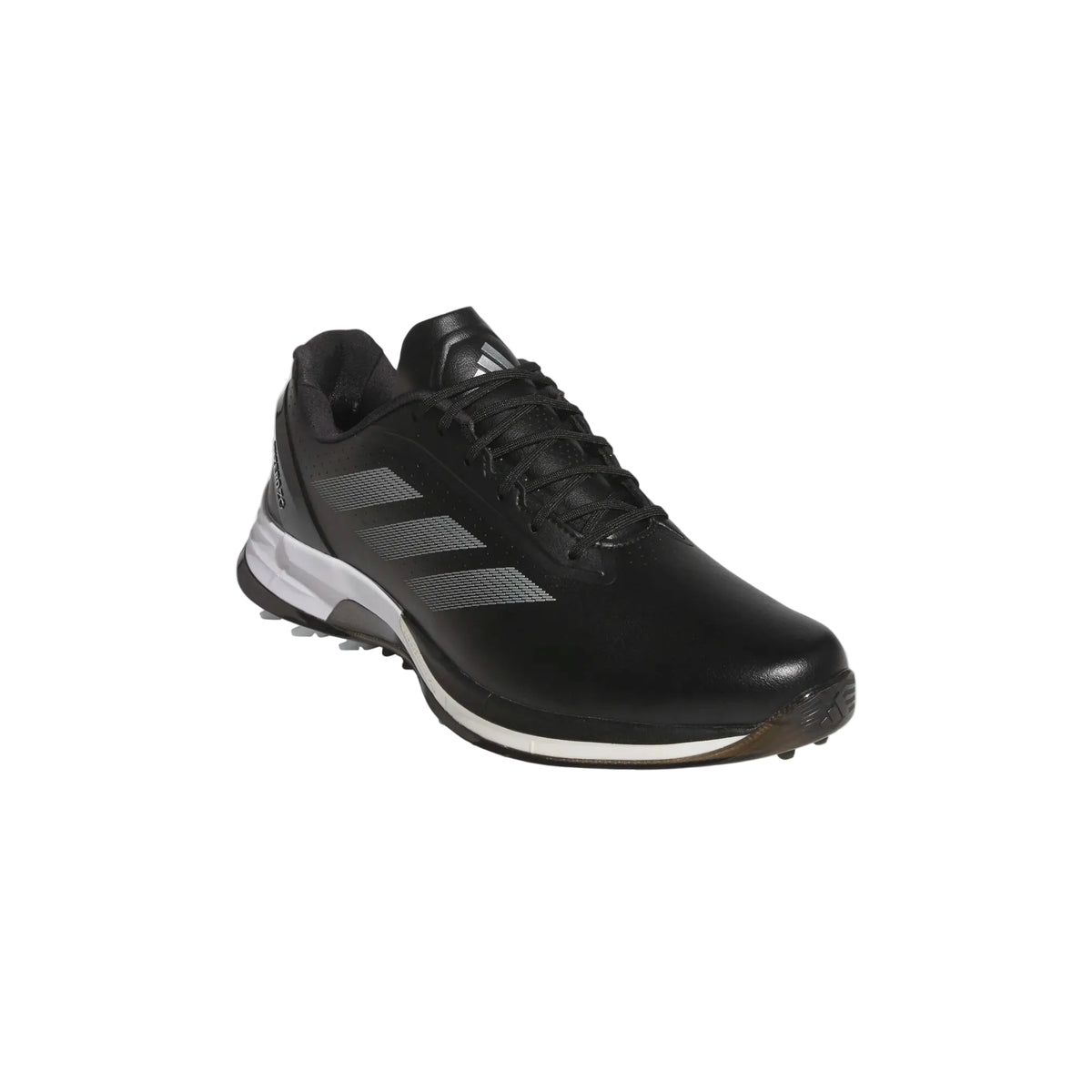 Adidas AdiZero ZG Spikeless Men's Golf Shoes - Black/Silver/White