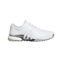 Adidas Tour360 25 Spikeless Golf Shoes - Cloud White / Silver Metallic
