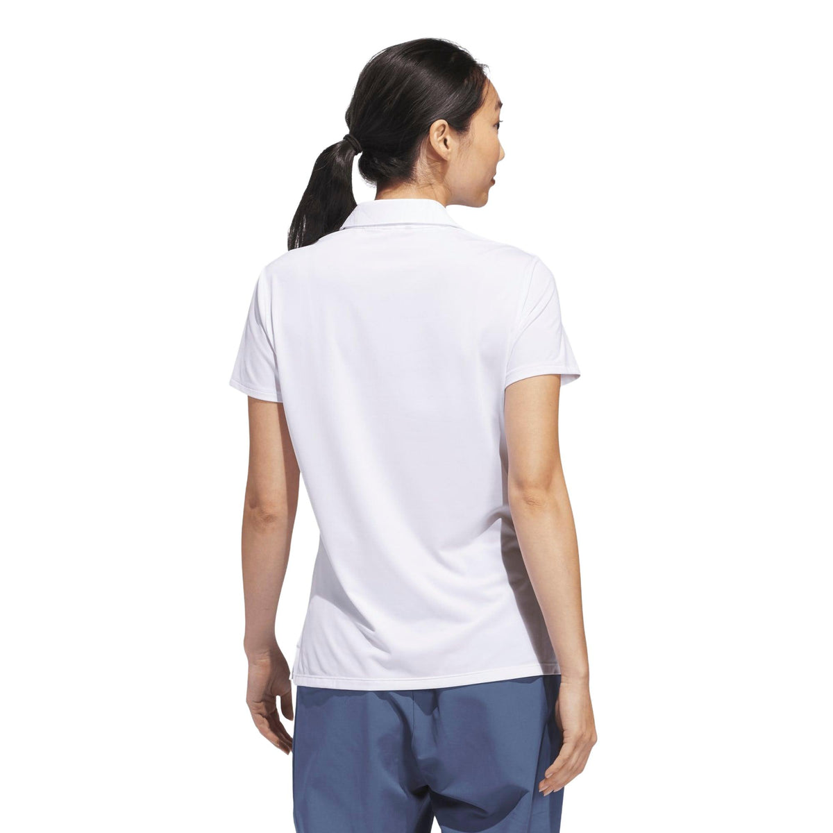 Adidas Ultimate365 Solid Short Sleeve Polo Shirt - White