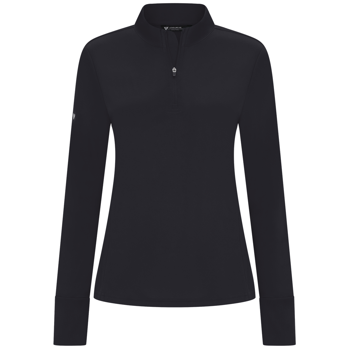 Levelwear Heron 1/2 Zip Midlayer - Womens - Black
