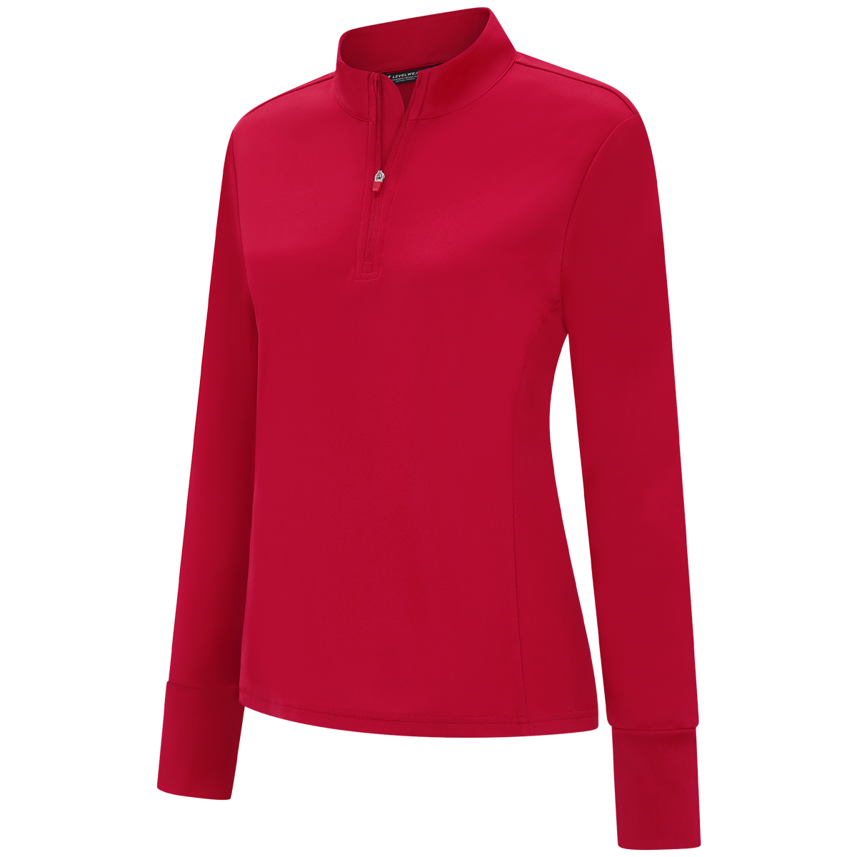 Levelwear Heron 1/2 Zip Midlayer - Womens - Flame Red