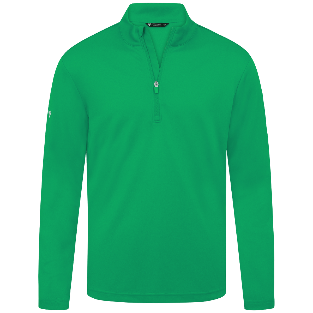 Levelwear Heron 1/4 Zip Midlayer - Mens - Kelly Green