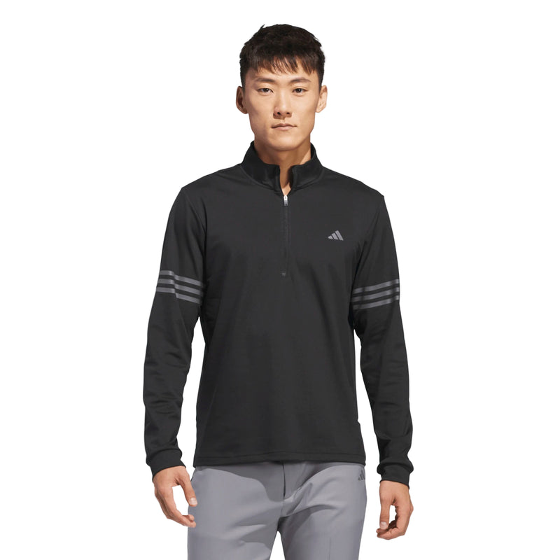 Adidas 3 Stripe 1/4 Zip Mens