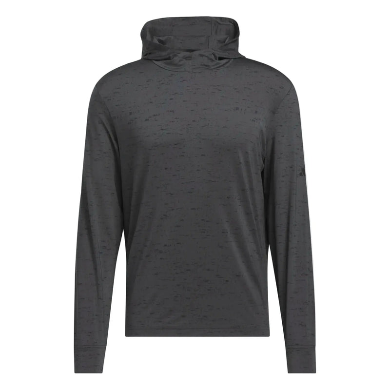 Adidas Men’s Core Print Hoodie, Carbon Black - Mens